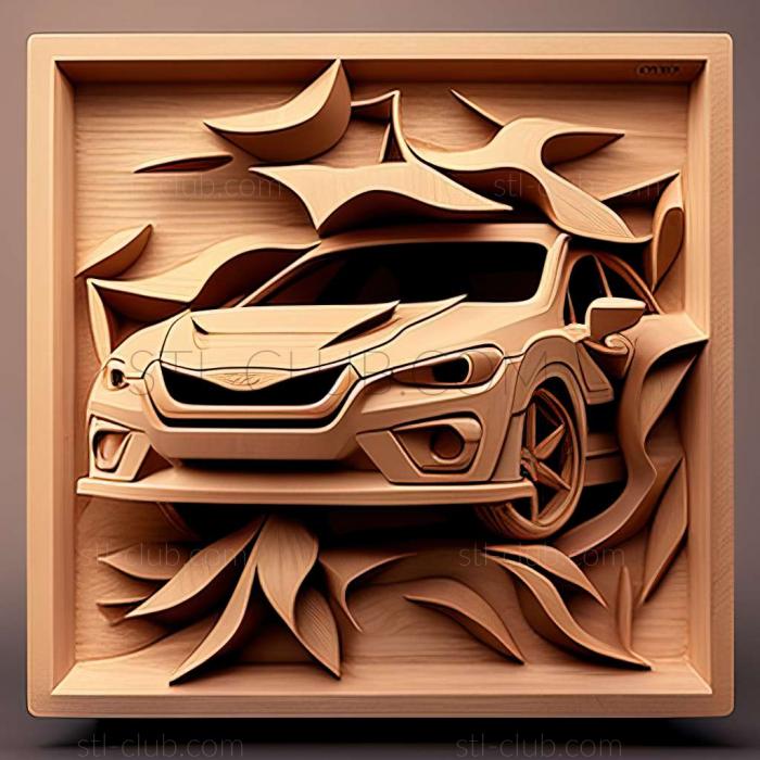 3D мадэль Subaru R2 (STL)